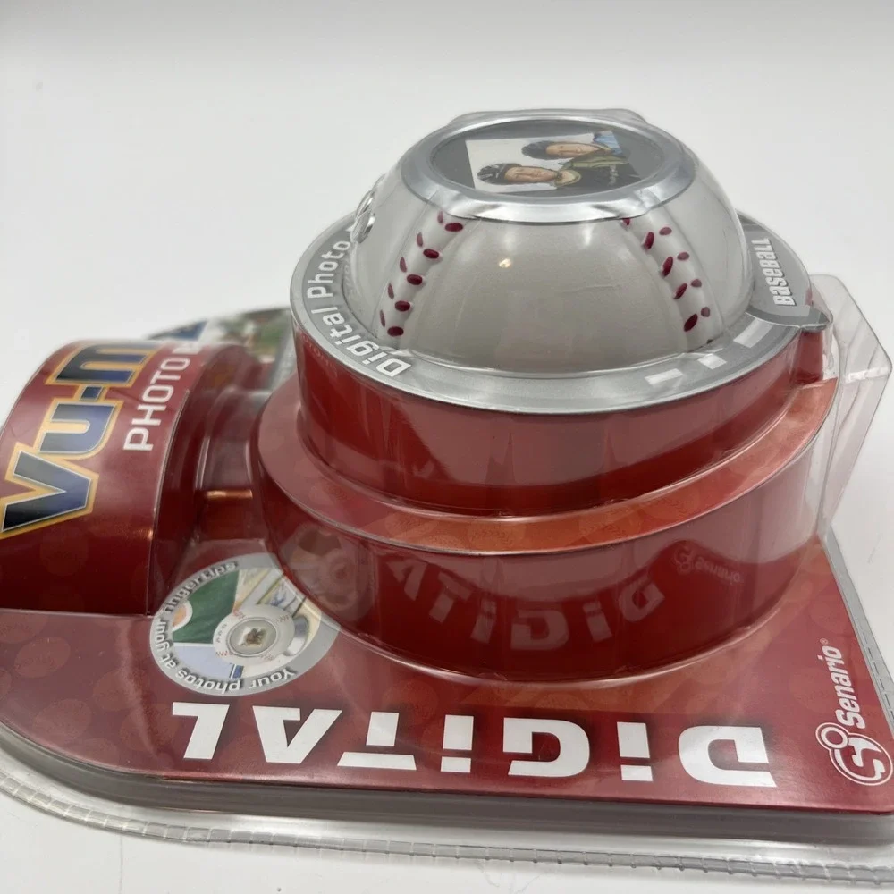 VU-ME‎ Photo Ball Digital Photo Frame Baseball Store Up to 70 Photos Brand NEW
